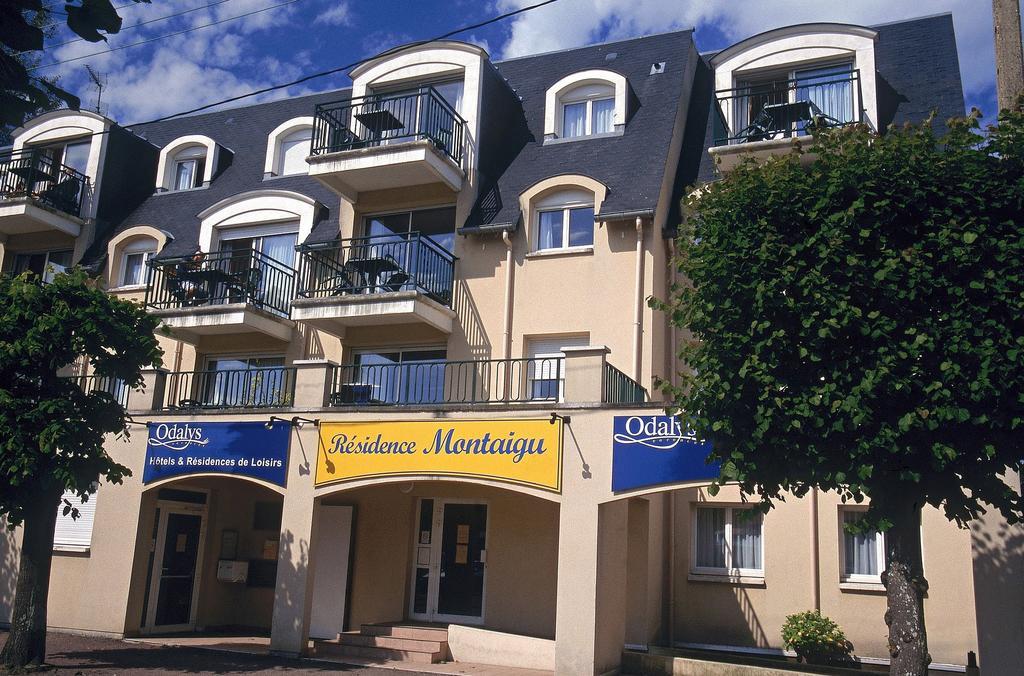 Montaigu Aparthotel Cabourg Exterior foto
