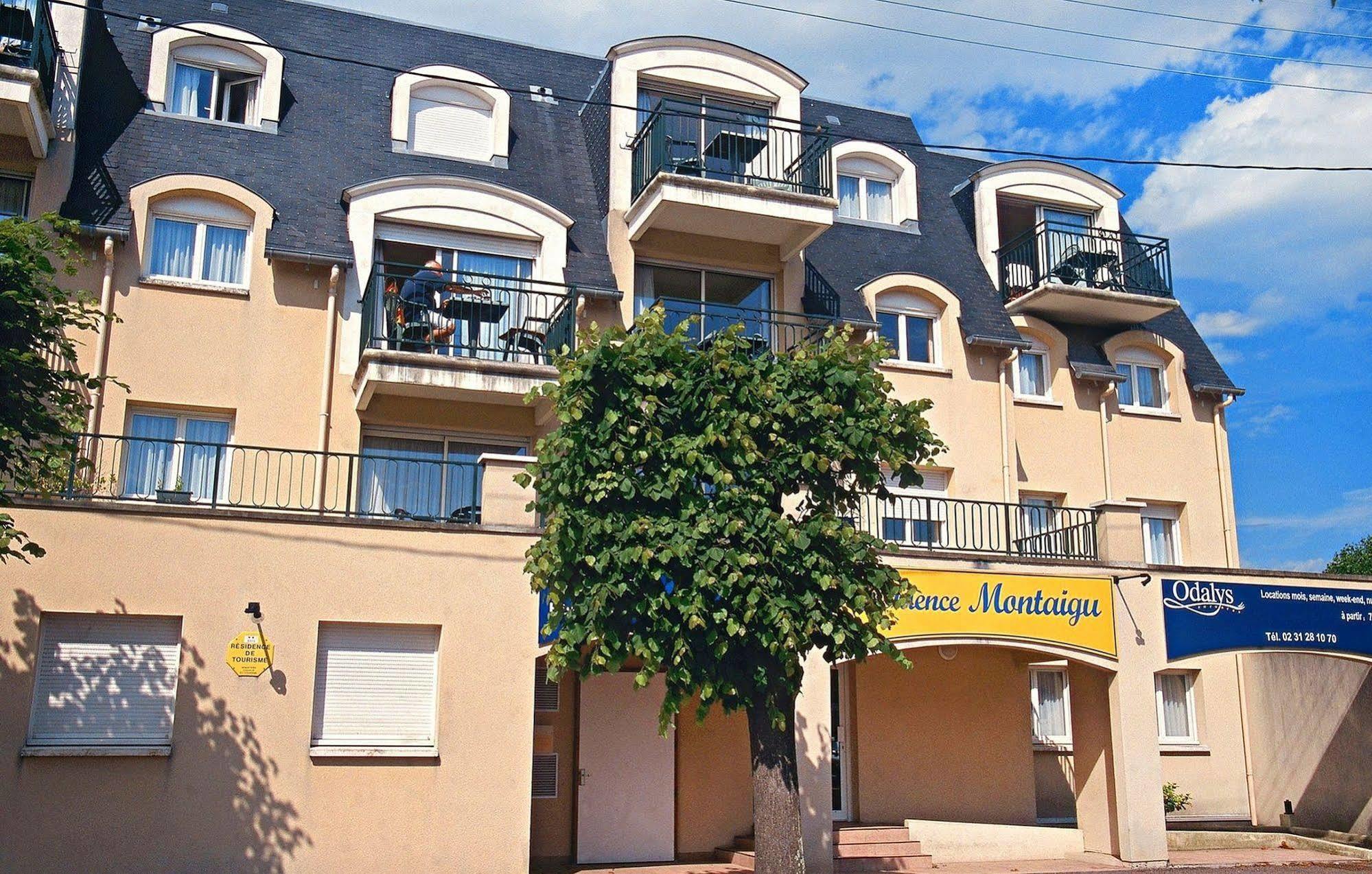 Montaigu Aparthotel Cabourg Exterior foto